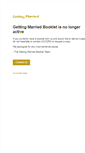 Mobile Screenshot of gettingmarriedbooklet.com